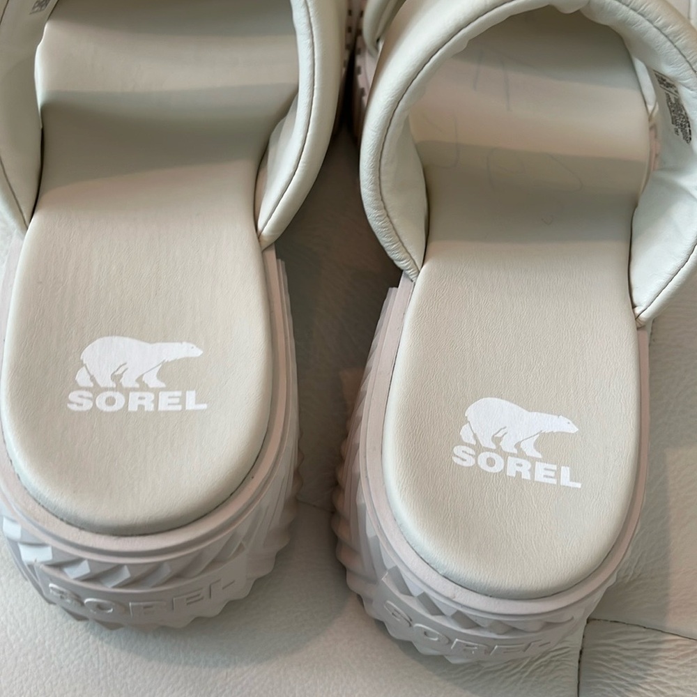 Ona Streetworks Slide Mid Sandals  Cream Size 11